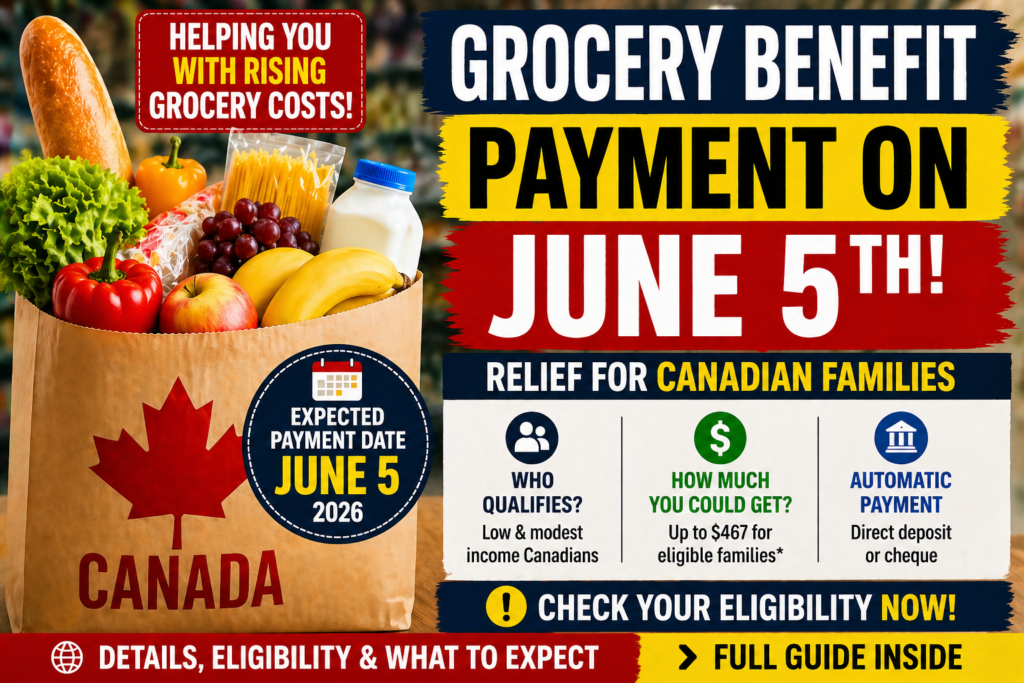 Grocery Benefit Payment on June 5, 2026: Who Qualifies and How Much You Could Get
