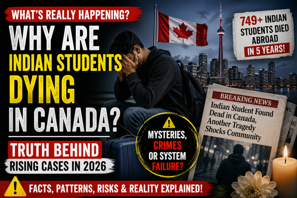 “Indian Students Are Dying mysteriously in Canada… Here’s the Truth”