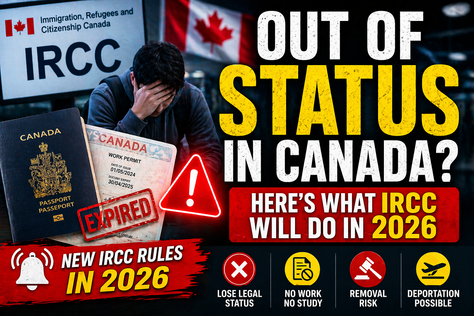 Out of Status in Canada? Here’s What IRCC Will Do in 2026 (Full Guide)