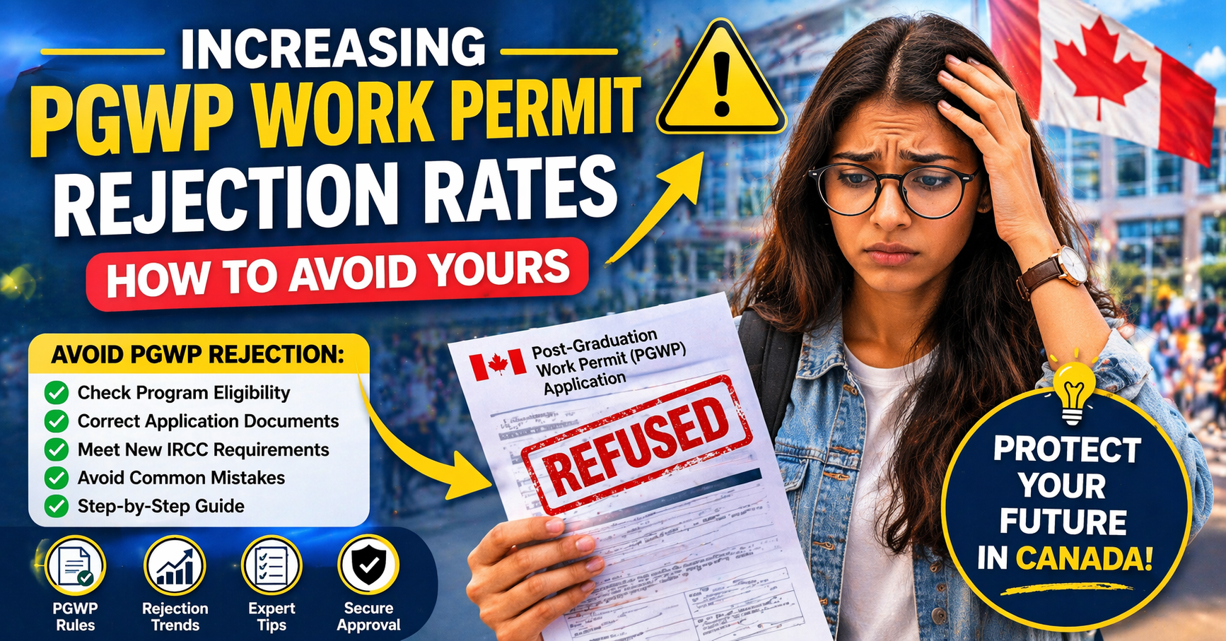 Rising Post-Graduation Work Permit (PGWP) Rejections in Canada 2026